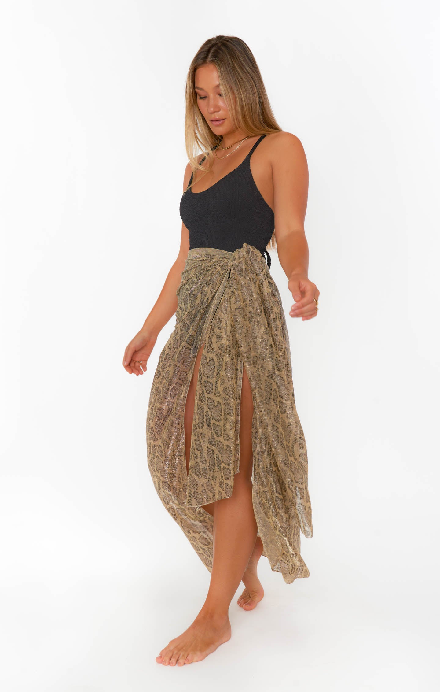 Glitter Python Universal Sarong ~ Glitter Python β Mumu