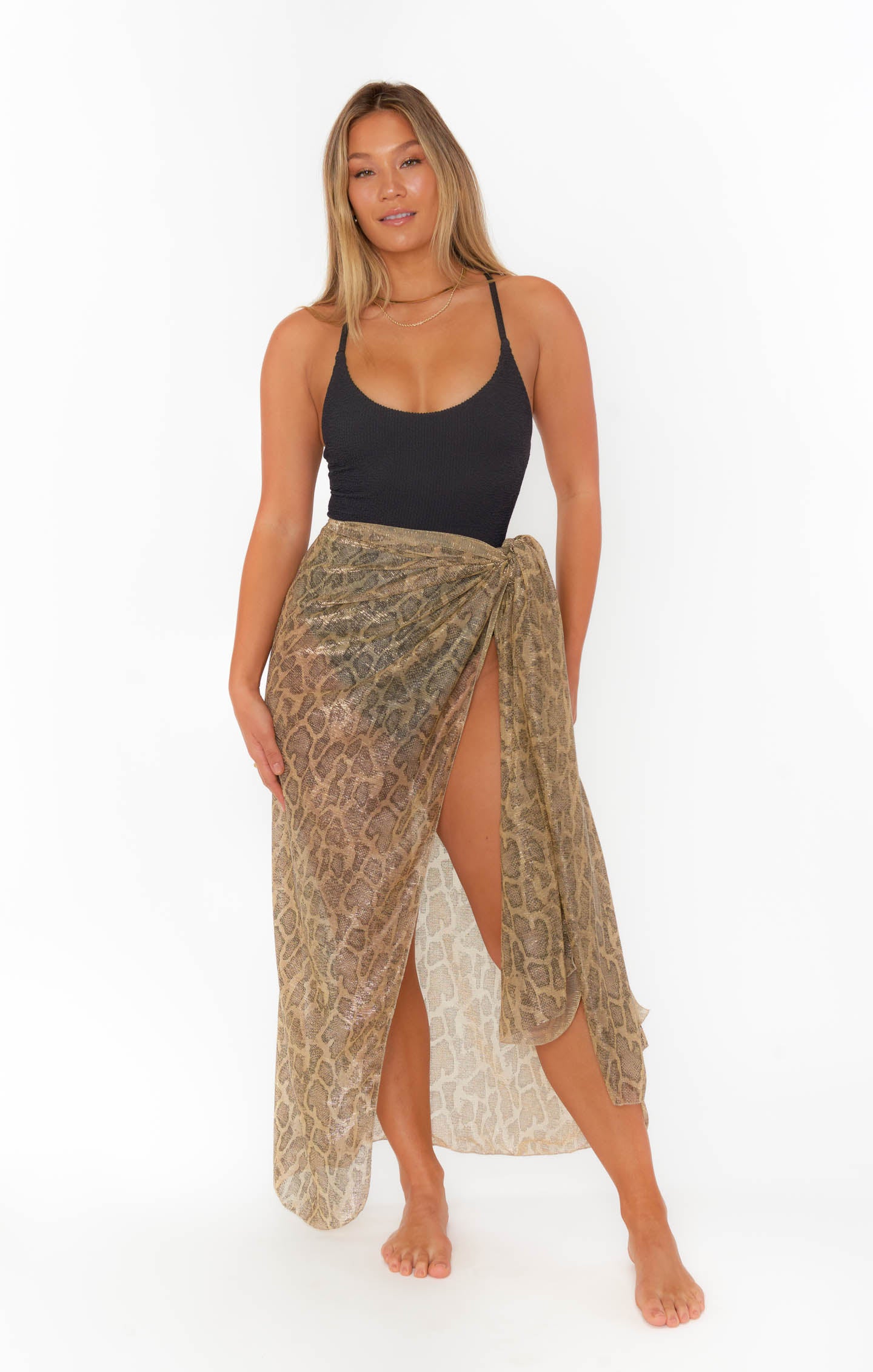 Glitter Python Universal Sarong ~ Glitter Python β Mumu