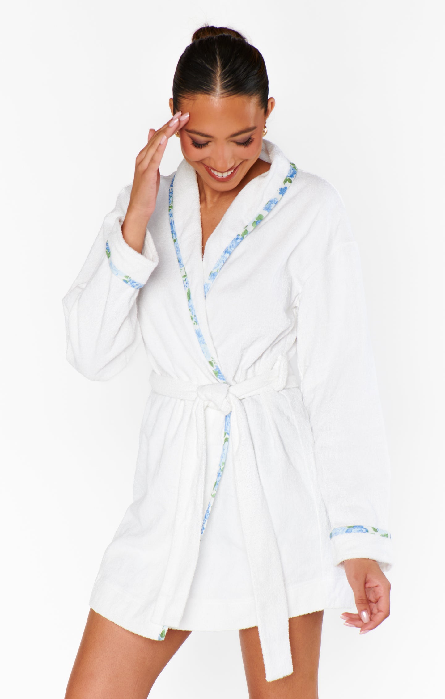 White Terry Robe Freshen Up Robe ~ White Terry – Mumu